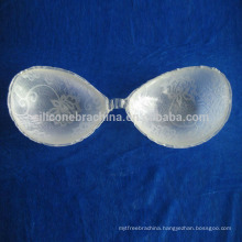 silicone invisible adhesive lace bra sexy girl open nipple bra